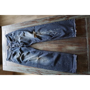 Banana Republic Premium Denim True Boyfriend Distressed Destroyed Jeans 29